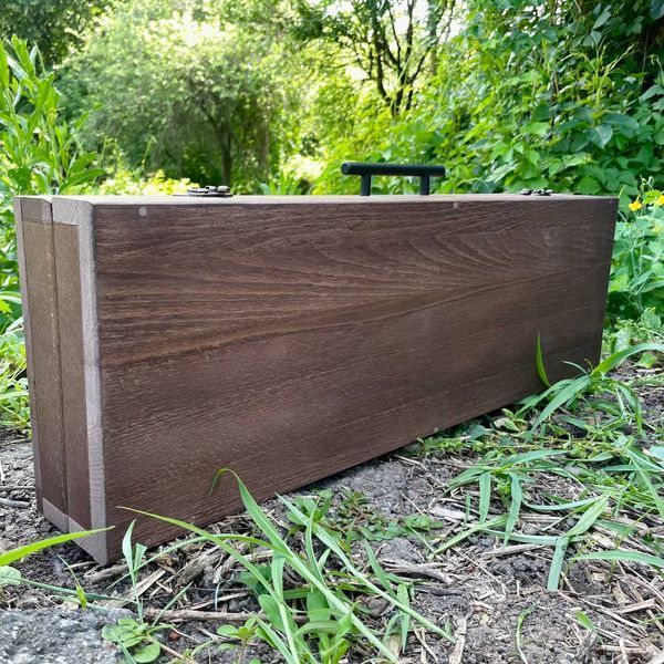 Набір шампурів у дерев'яному кейсі "ТРІУМФ" ТРІУМФ фото