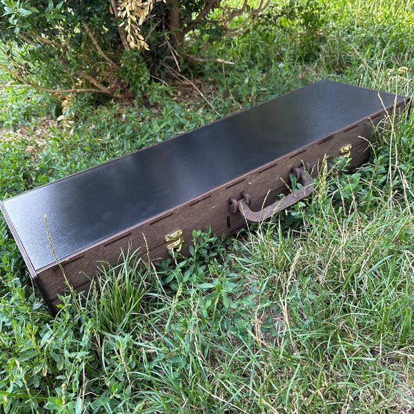 Набір шампурів у кейсі з фанери "Case-2" Case-2 фото